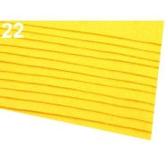 Poliészter filclap, 20x30cm, 0.9mm, 090574 - sárga, 22