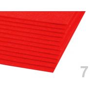 Butika.hu hobby webáruház - Poliészter filclap, 20x30cm, 1.5-2mm, 090684 - piros, 7