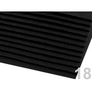 Butika.hu hobby webáruház - Poliészter filclap, 20x30cm, 2-3mm, 090683 - fekete, 18
