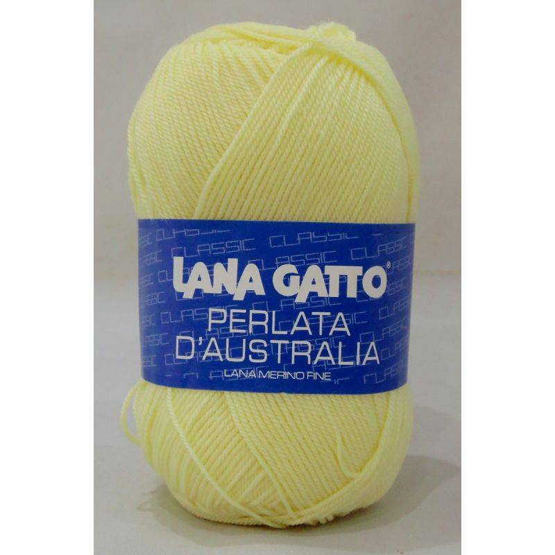 Butika.hu hobby webáruház - Lana Gatto, Perlata D'Australia kötő fonal, 100% gyapjú, 763, sárga
