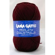 Lana Gatto, Perlata D'Australia kötő fonal, 100% gyapjú, 10107, bordó