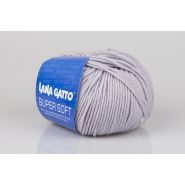 Lana Gatto Super Soft kötőfonal, extrafinom merinó gyapjú - 12504, szürke