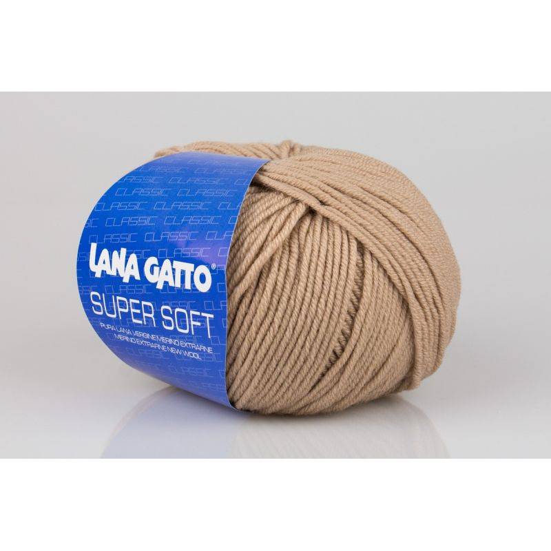 Butika.hu hobby webáruház - Lana Gatto Super Soft kötőfonal, extrafinom merinó gyapjú - 10046, világos barna