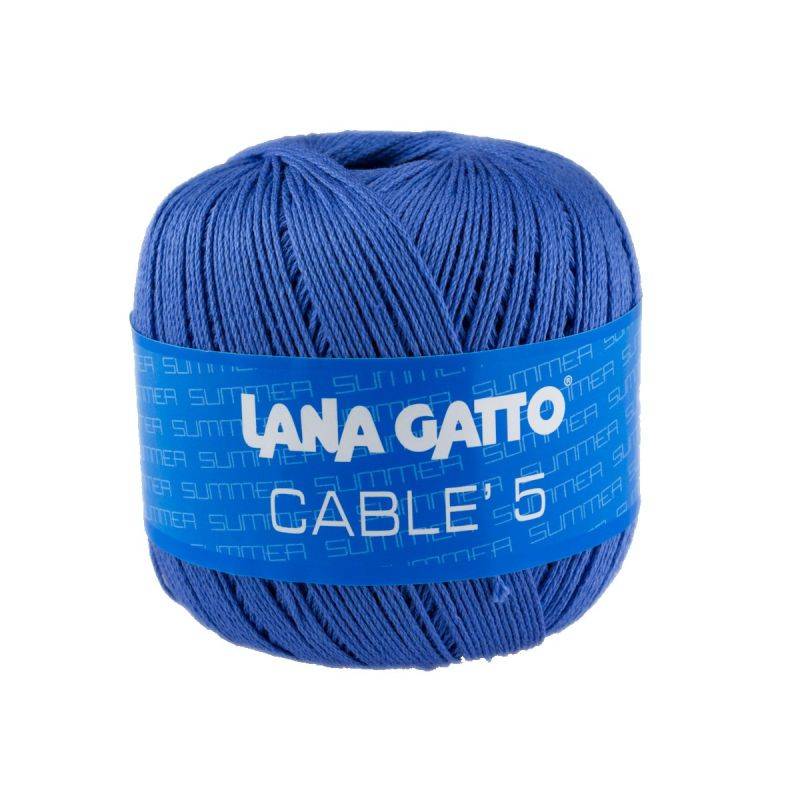 Butika.hu hobby webáruház - Lana Gatto - Cable5 kötő/horgoló fonal, egyiptomi pamut, 50g, 6597