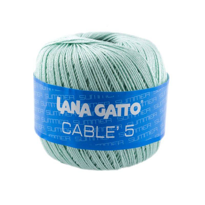 Butika.hu hobby webáruház - Lana Gatto - Cable5 kötő/horgoló fonal, egyiptomi pamut, 50g, 7824