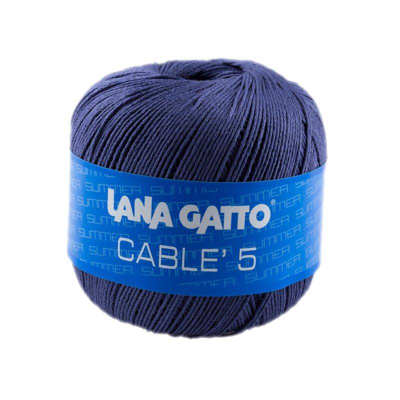 Butika.hu hobby webáruház - Lana Gatto - Cable5 kötő/horgoló fonal, egyiptomi pamut, 50g, 7835