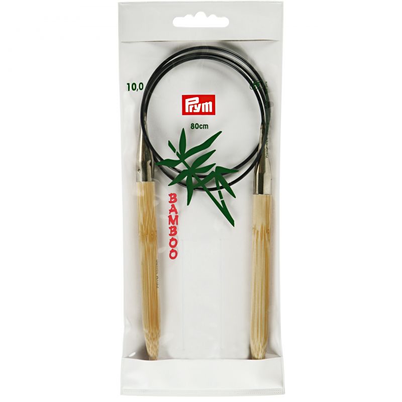 Butika.hu hobby webáruház - Prym bambusz körkötőtű - 10mm/80cm, 221540