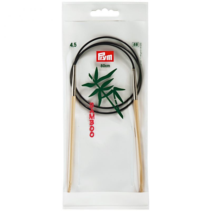 Butika.hu hobby webáruház - Prym bambusz körkötőtű - 4.5mm/80cm, 221507