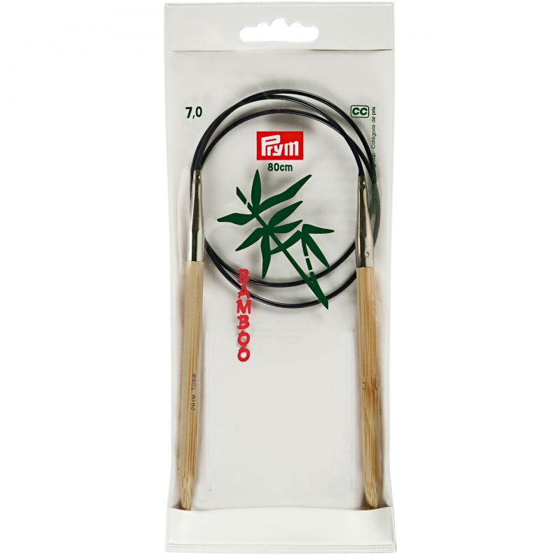 Butika.hu hobby webáruház - Prym bambusz körkötőtű - 7mm/80cm, 221511