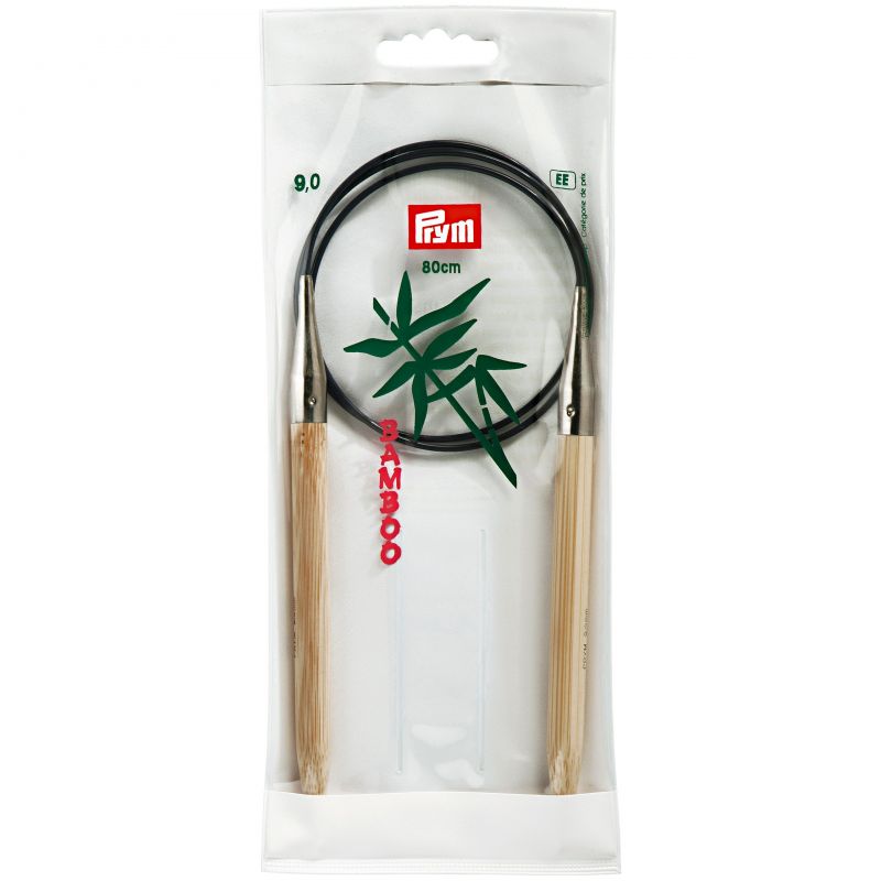 Butika.hu hobby webáruház - Prym bambusz körkötőtű - 9mm/80cm, 221539