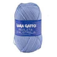 Lana Gatto, Perlata D'Australia kötő fonal, 100% gyapjú, 12498, kék