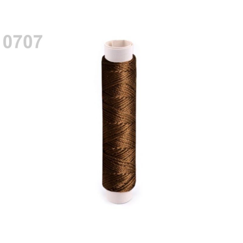 Butika.hu hobby webáruház - Valódi selyemcérna kézi hímzéshez, 10m, 240011-707, friar brown