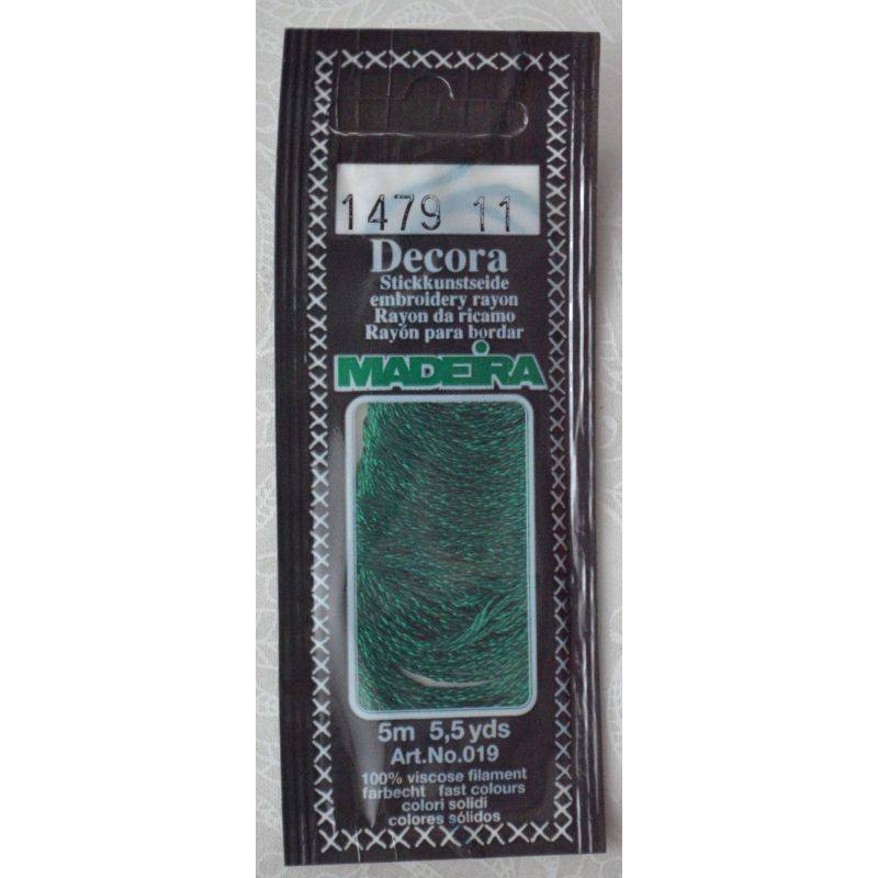 Butika.hu hobby webáruház - Madeira Decora osztott hímzőfonal - 1479 - smaragd