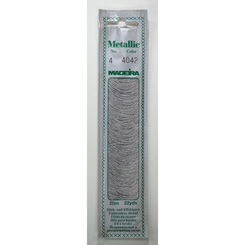 Butika.hu hobby webáruház - Madeira Metallic Mouline fémszálas hímzőfonal - No.4, 20m, 9834, 4042