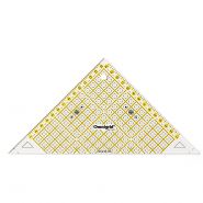 Butika.hu hobby webáruház - PRYM - Omnigrid patchwork háromszögű vonalzó, 45 fok, 15cm, 611314