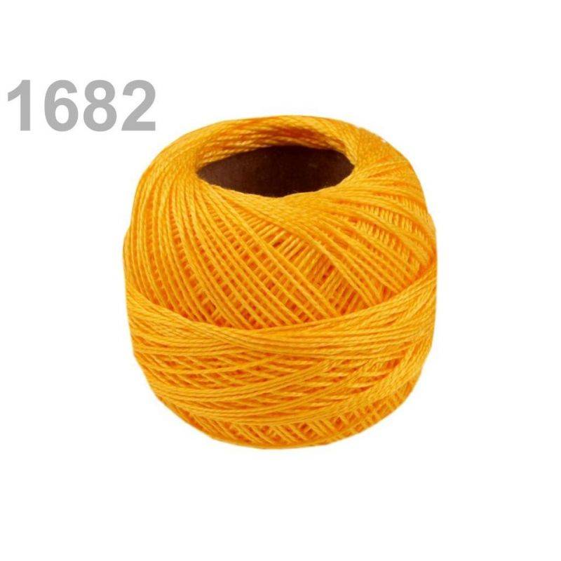 Butika.hu hobby webáruház - Hímzőcérna Cotton Perle Nitarna, Uni - 290104, 1682, Sulphur