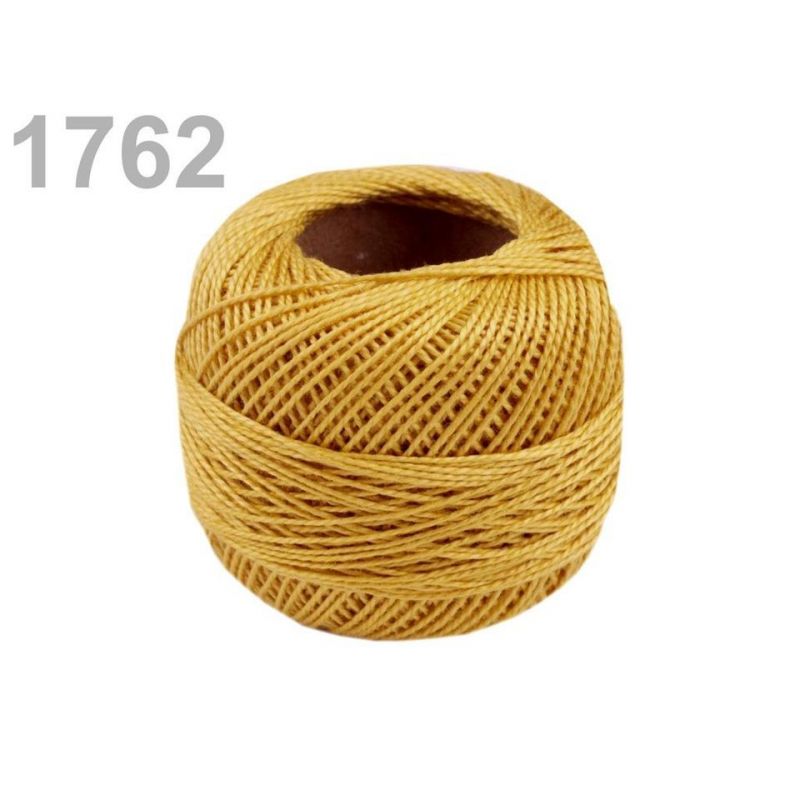 Butika.hu hobby webáruház - Hímzőcérna Cotton Perle Nitarna, Uni - 290104, 1762, cyber yellow