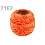 Hímzőcérna Cotton Perle Nitarna, Uni - 290104, 2182, sun orange