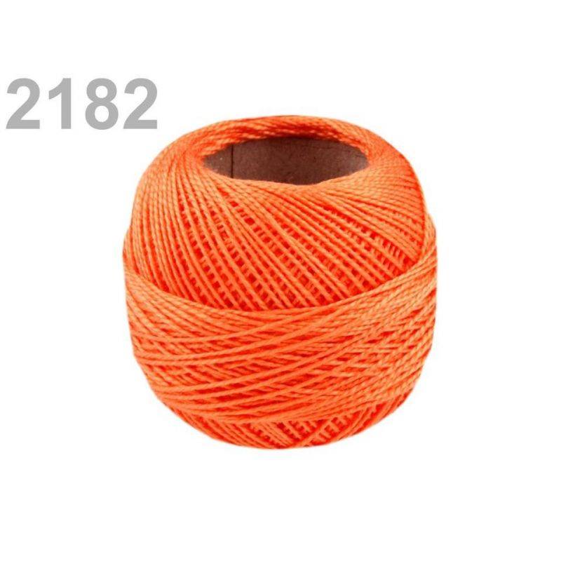 Butika.hu hobby webáruház - Hímzőcérna Cotton Perle Nitarna, Uni - 290104, 2182, sun orange