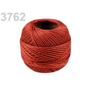 Hímzőcérna Cotton Perle Nitarna, Uni - 290104, 3762, red orange