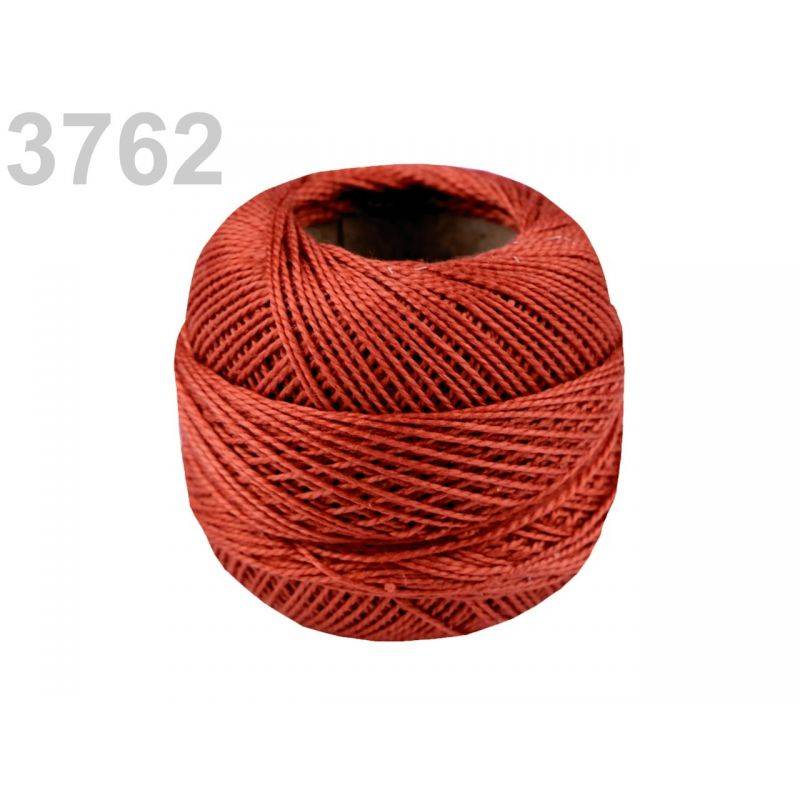 Butika.hu hobby webáruház - Hímzőcérna Cotton Perle Nitarna, Uni - 290104, 3762, red orange