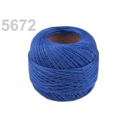 Hímzőcérna Cotton Perle Nitarna, Uni - 290104, 5672, imperial blue