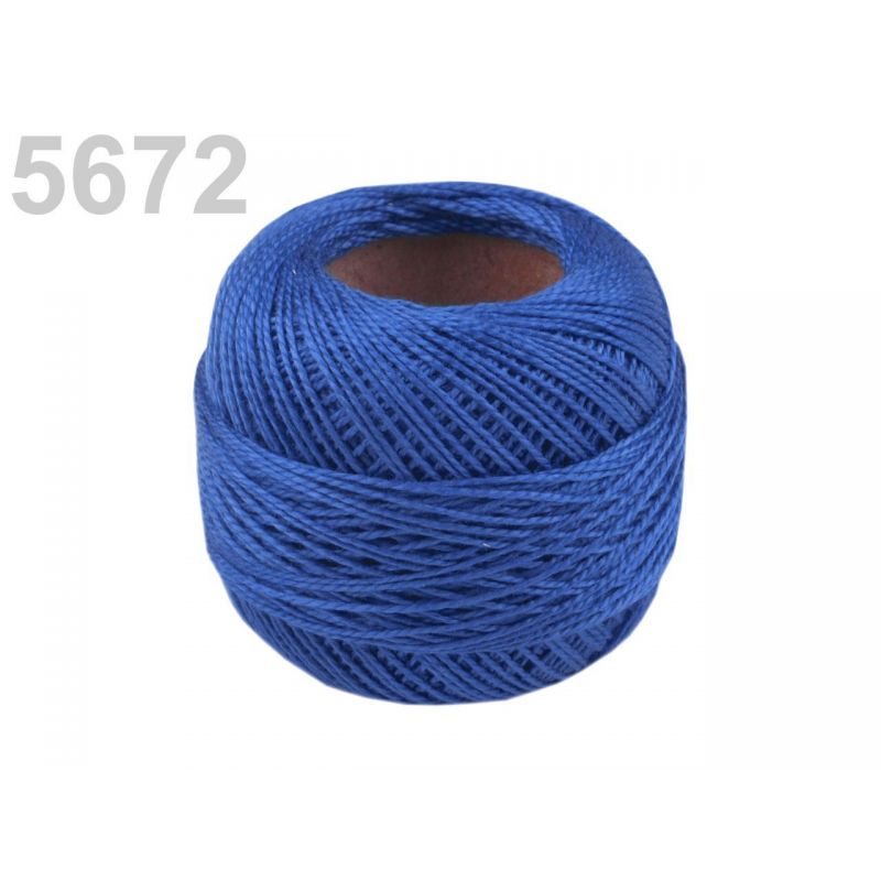 Butika.hu hobby webáruház - Hímzőcérna Cotton Perle Nitarna, Uni - 290104, 5672, imperial blue