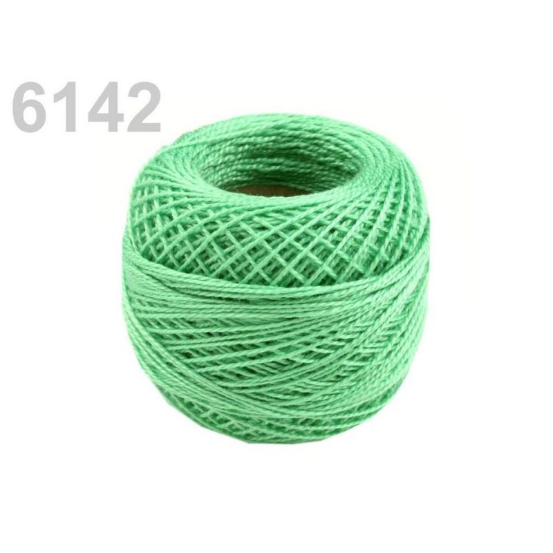 Butika.hu hobby webáruház - Hímzőcérna Cotton Perle Nitarna, Uni - 290104, 6142, poison green