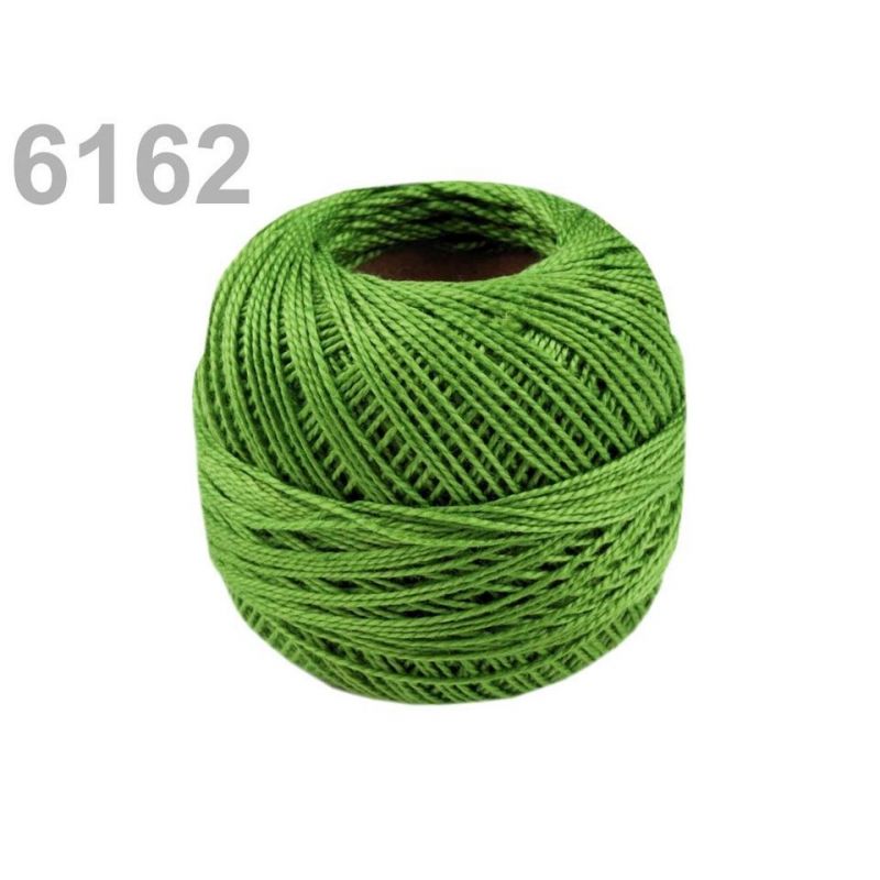 Butika.hu hobby webáruház - Hímzőcérna Cotton Perle Nitarna, Uni - 290104, 6162, lime green