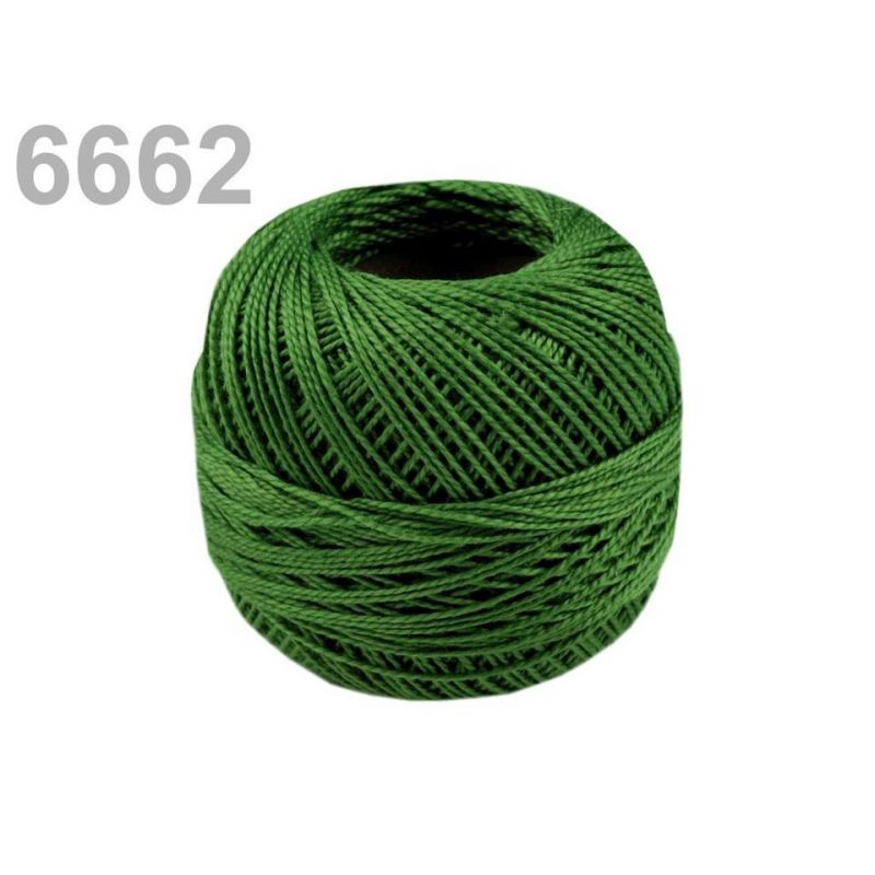Butika.hu hobby webáruház - Hímzőcérna Cotton Perle Nitarna, Uni - 290104, 6662, piquant green