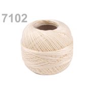 Hímzőcérna Cotton Perle Nitarna, uni - 290104, 7102, navajo