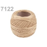 Hímzőcérna Cotton Perle Nitarna, uni - 290104, 7122, tapioca