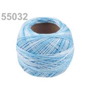 Hímzőcérna Cotton Perle Nitarna - policolor, 290019, 55032, bleached aqua