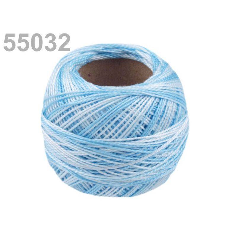 Butika.hu hobby webáruház - Hímzőcérna Cotton Perle Nitarna - policolor, 290019, 55032, bleached aqua