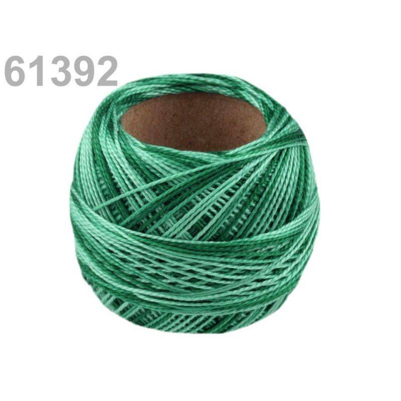 Butika.hu hobby webáruház - Hímzőcérna Cotton Perle Nitarna - policolor, 290019, 61392, emerald