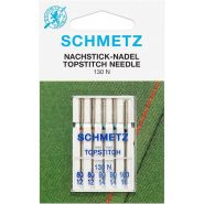 Schmetz TopStitch, nagylyukú varrógéptű szett, 80-100, 130N