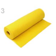Puha filclap tekercs folyóméterre, 1,2mm, 41cm széles, ár/0,5m, 730123, sárga