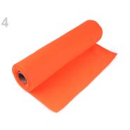 Puha filclap tekercs folyóméterre, 1,2mm, 41cm széles, ár/0,5m, 730123, narancssárga