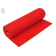 Puha filclap tekercs folyóméterre, 1,2mm, 41cm széles, ár/0,5m, 730123, piros
