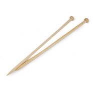 Egyenes bambusz kötőtű, SKC, 10mm/35cm, 040176
