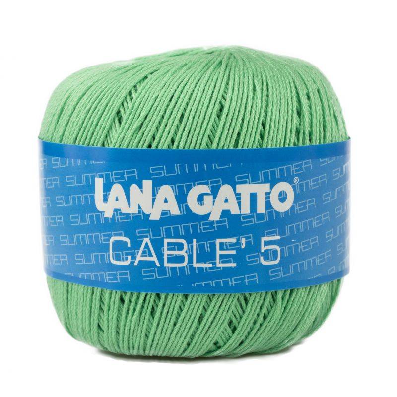 Butika.hu hobby webáruház - Lana Gatto - Cable5 kötő/horgoló fonal, egyiptomi pamut, 50g, 7825
