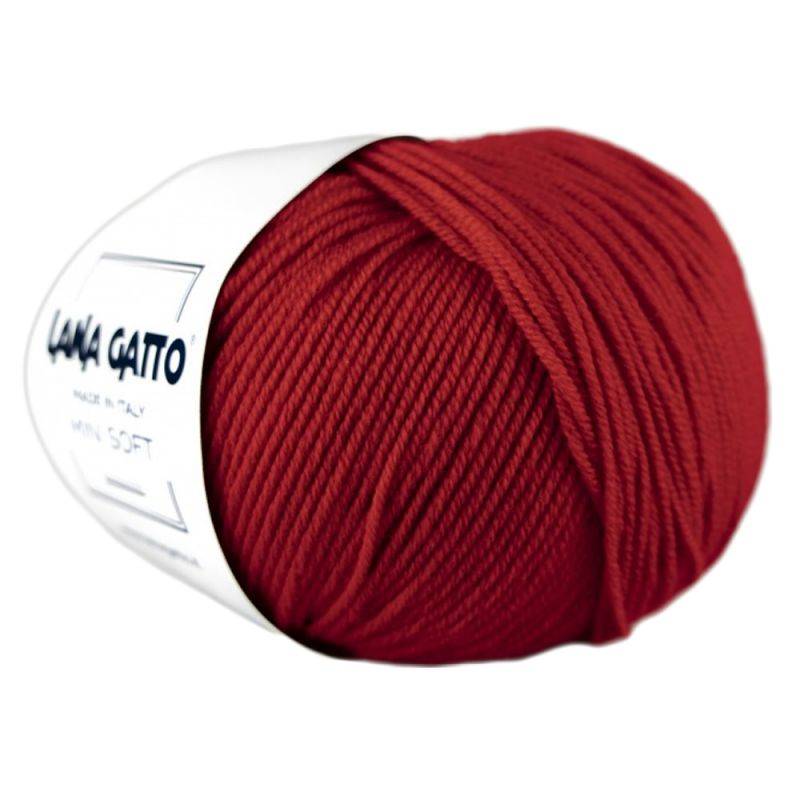 Butika.hu hobby webáruház - Lana Gatto Mini Soft kötőfonal, extra finom merinó - 10095, piros