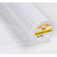 Butika.hu hobby webáruház - Vlieseline Quilter's grid vasalható, négyzetrácsos vetex 112cm, 0,5m/ár
