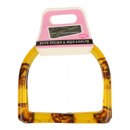 Butika.hu hobby webáruház - Opry műanyag táskafül, sárga/barna, 1 pár, 993734