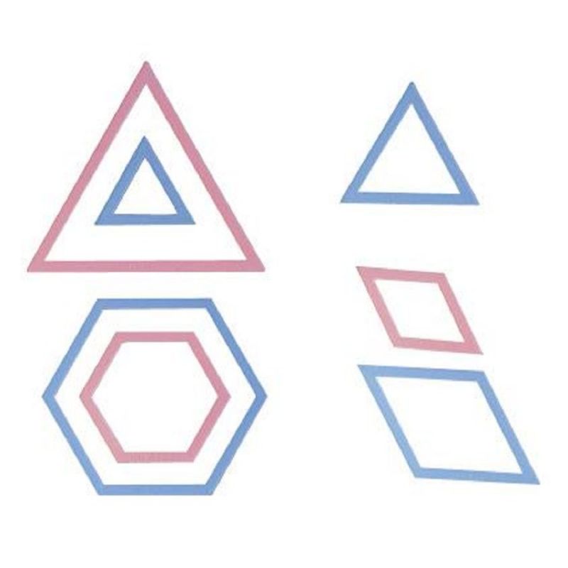 Butika.hu hobby webáruház - Clover patchwork sablon készlet, négyszögek, háromszögek és hatszögek - CL494/T
