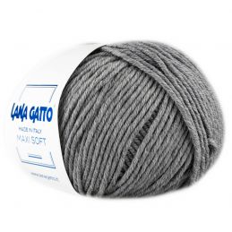 Lana Gatto Maxi Soft kötőfonal, extrafinom merinó gyapjú - 20742, Grigio medio