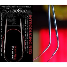 Butika.hu hobby webáruház - ChiaoGoo Knit Red körkötőtű, 80cm/6,5mm - CG6032-10.5-65