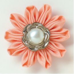 Butika.hu hobby webáruház - Clover Kanzashi virágkészítő sablon, 35mm virág, 10 szirom - CL8494
