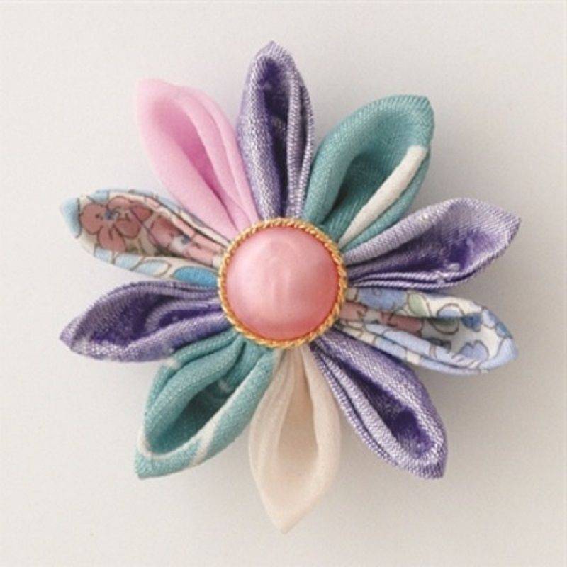 Butika.hu hobby webáruház - Clover Kanzashi virágkészítő sablon, 50mm virág, 10 szirom - CL8484
