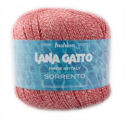 Lana Gatto Sorrento fonal, 50% len, 50g, 9276, Salmone